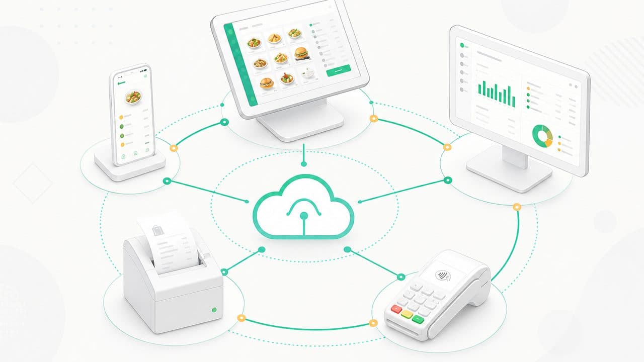 Tablet, telefon, PC ve yazarkasa cihazlarının bağlanması