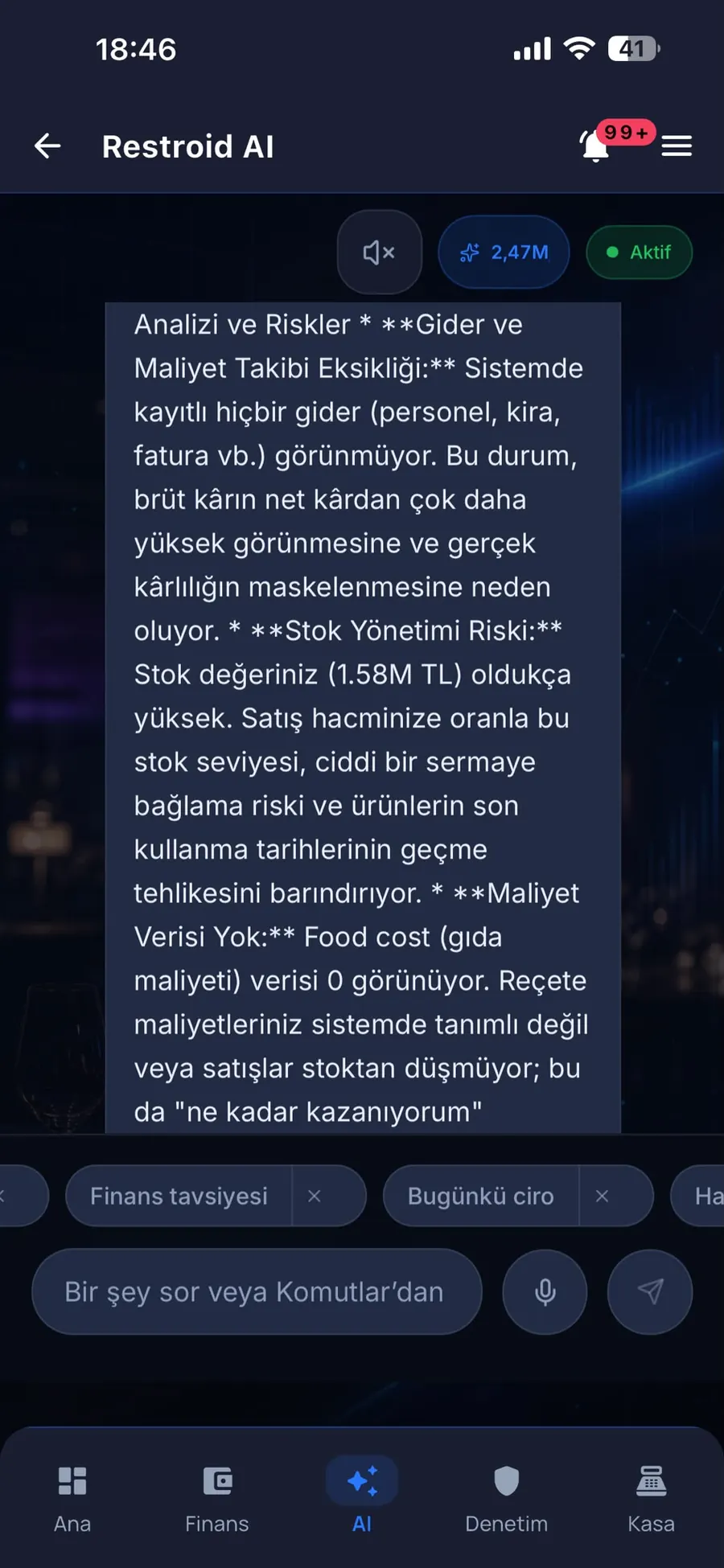 AI asistan risk analizi