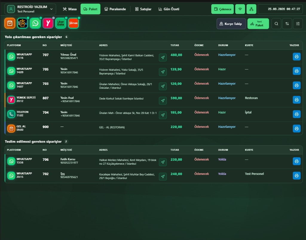 POS Paket: WhatsApp diğer kanalların yanında